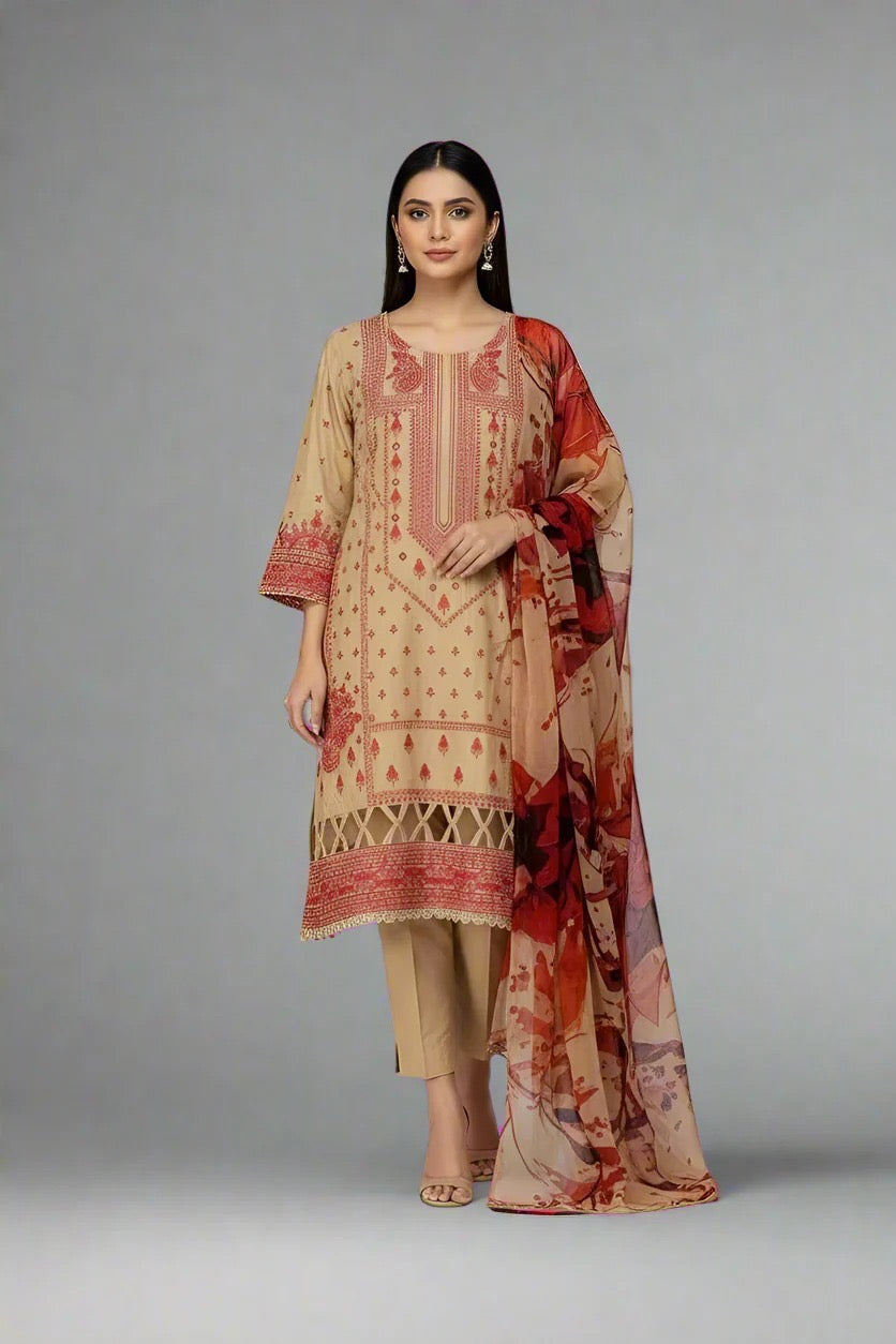 Ready to Wear Premium Cotton 3-Piece Suit