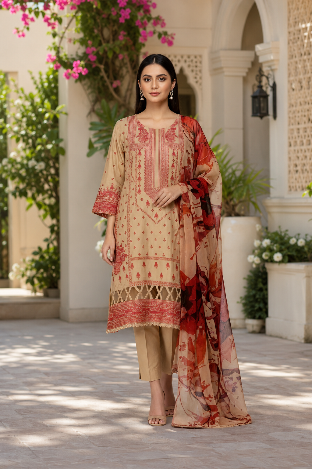 Ready to Wear Premium Cotton 3-Piece Suit