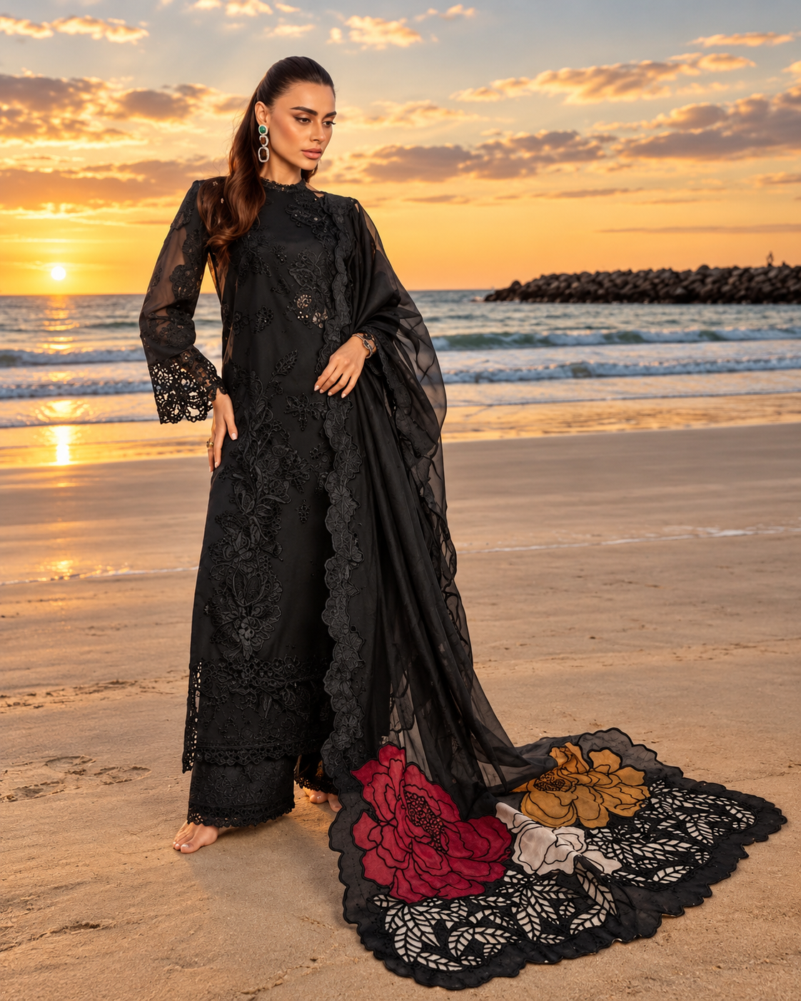 Rang Rasiya Premium Embroidered Luxury Lawn Collection 10/10