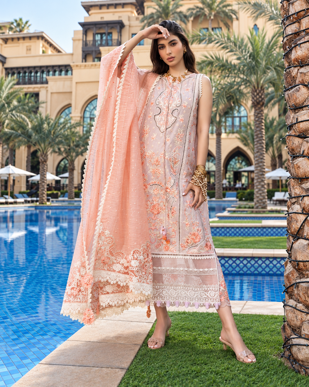Sobia Nazir Luxury Lawn Collection – Design 4B. Stitched 10/10