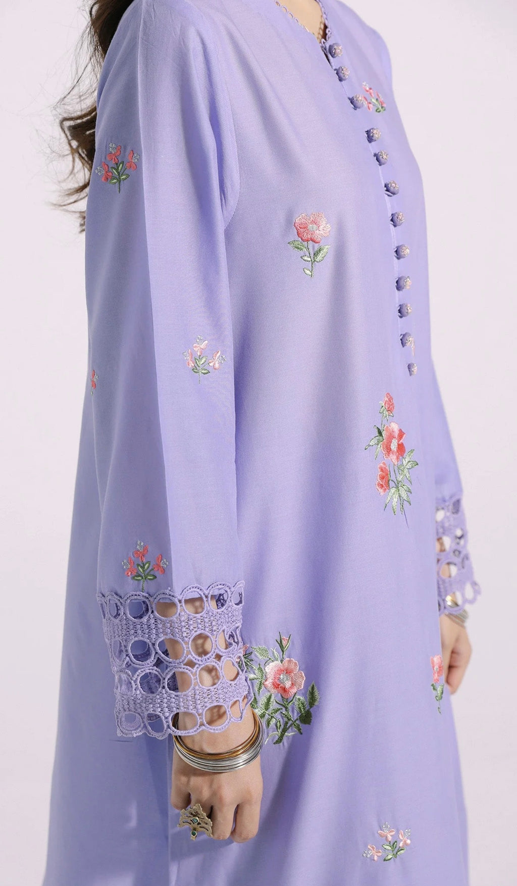 Rozana Embroidered Suit Ethnic by Outfitters 10/10