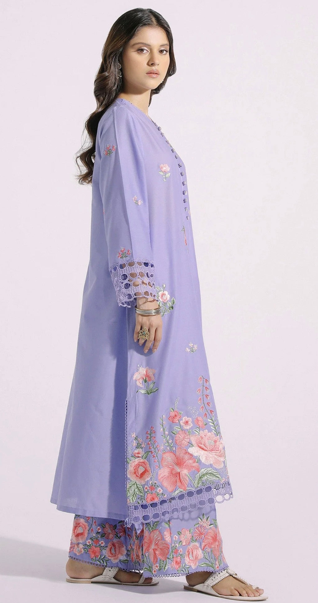 Rozana Embroidered Suit Ethnic by Outfitters 10/10