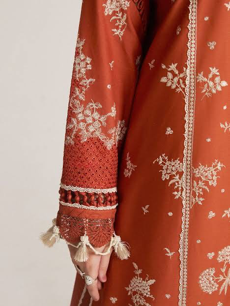 Sienna" luxury lawn designer brand Hussain 10/10
