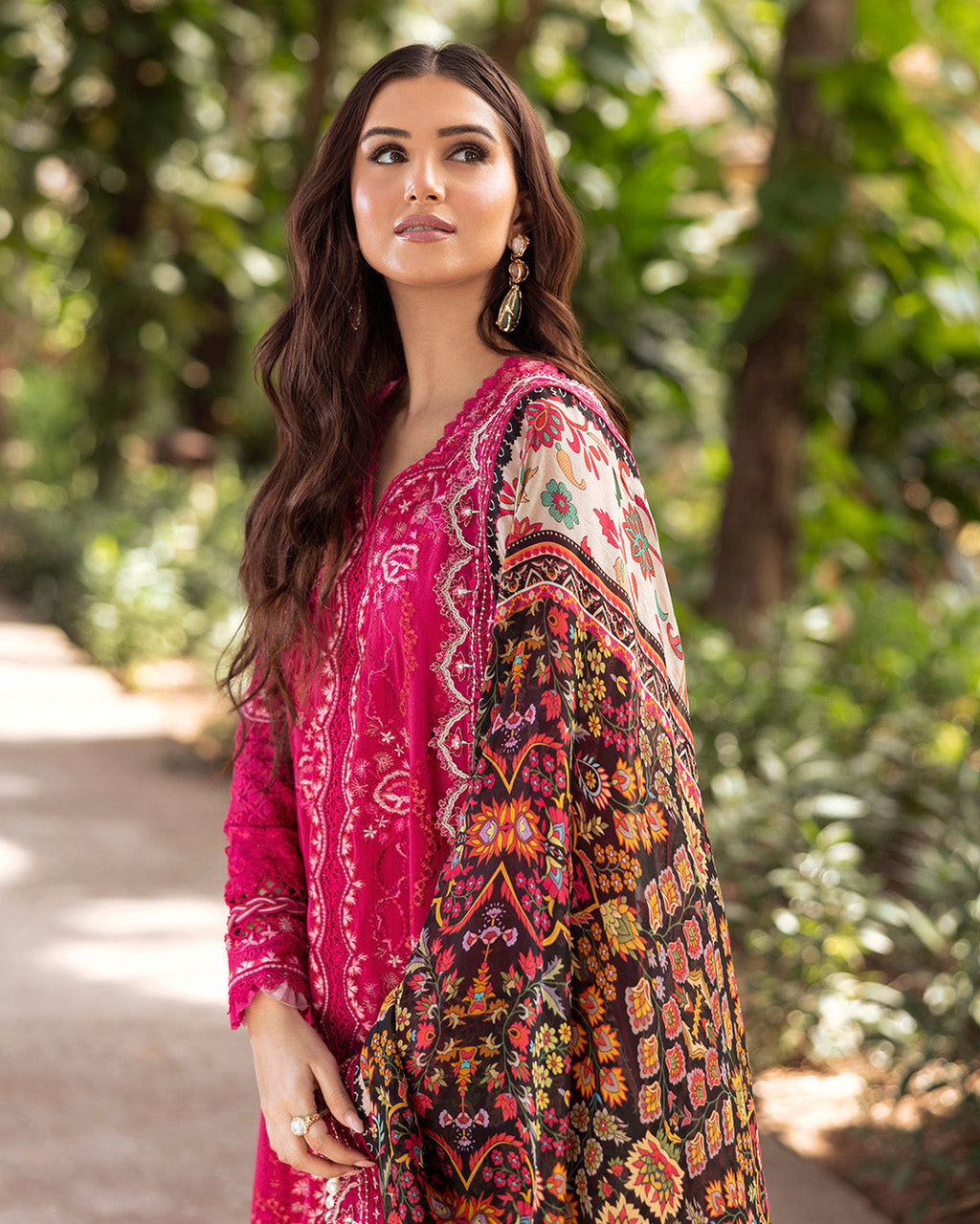 Faiza SAQLAIN zinnia luxury lawn stitched preloved collection