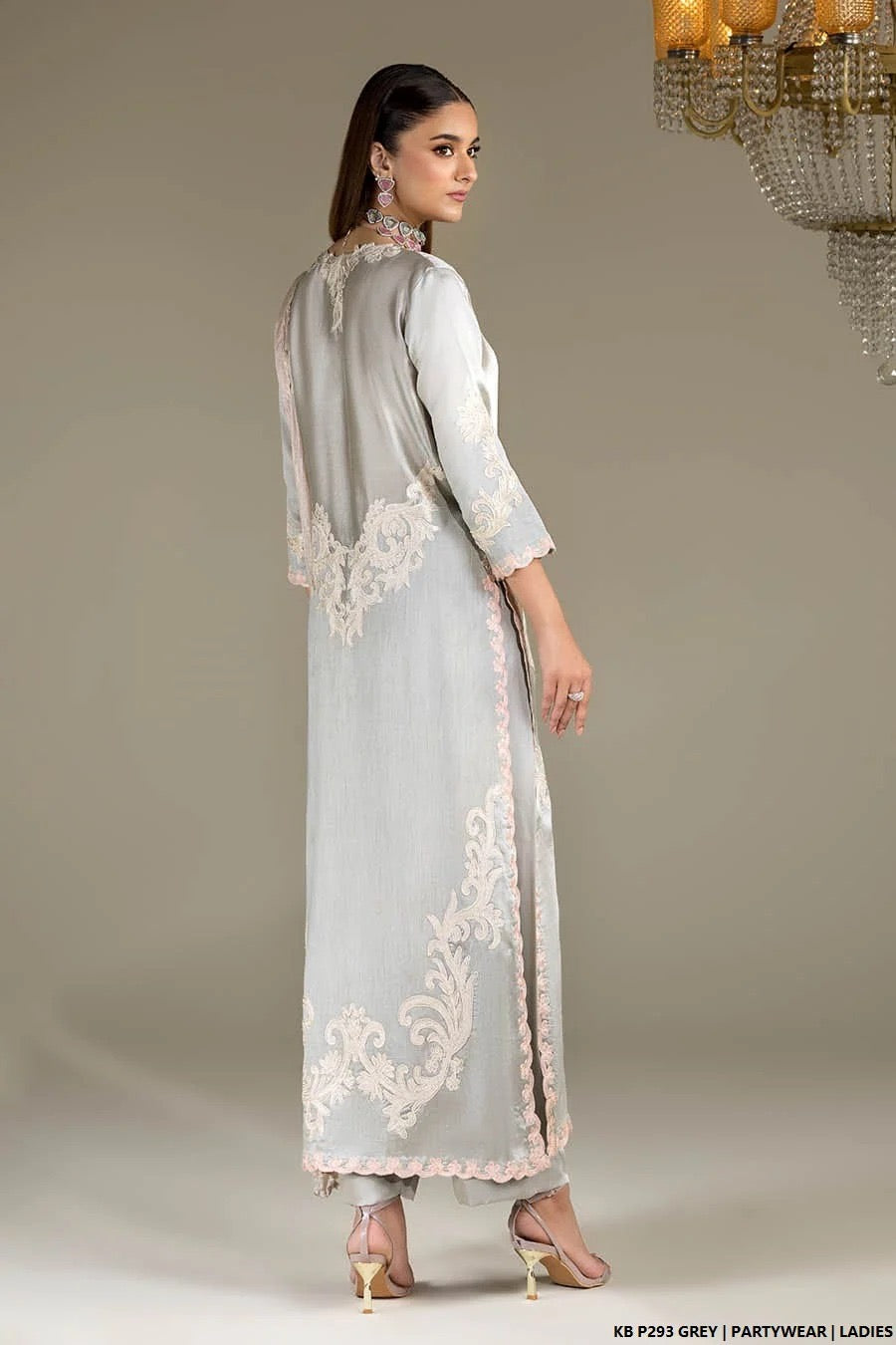 ZIYANA Luxe – Celestial Grace Shamouse Silk 3-Piece Suit